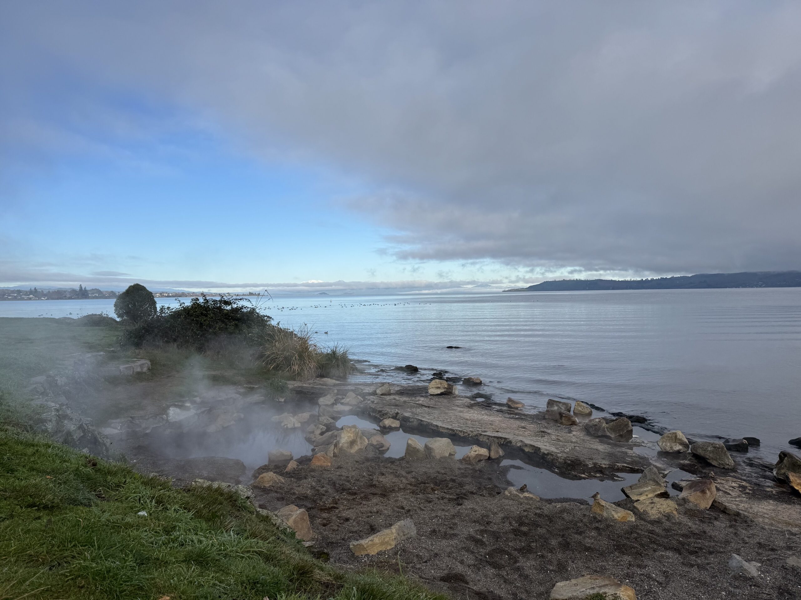 Taupō’s hot water beach