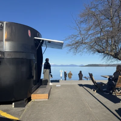 The Steaming Bean - beautiful lake views